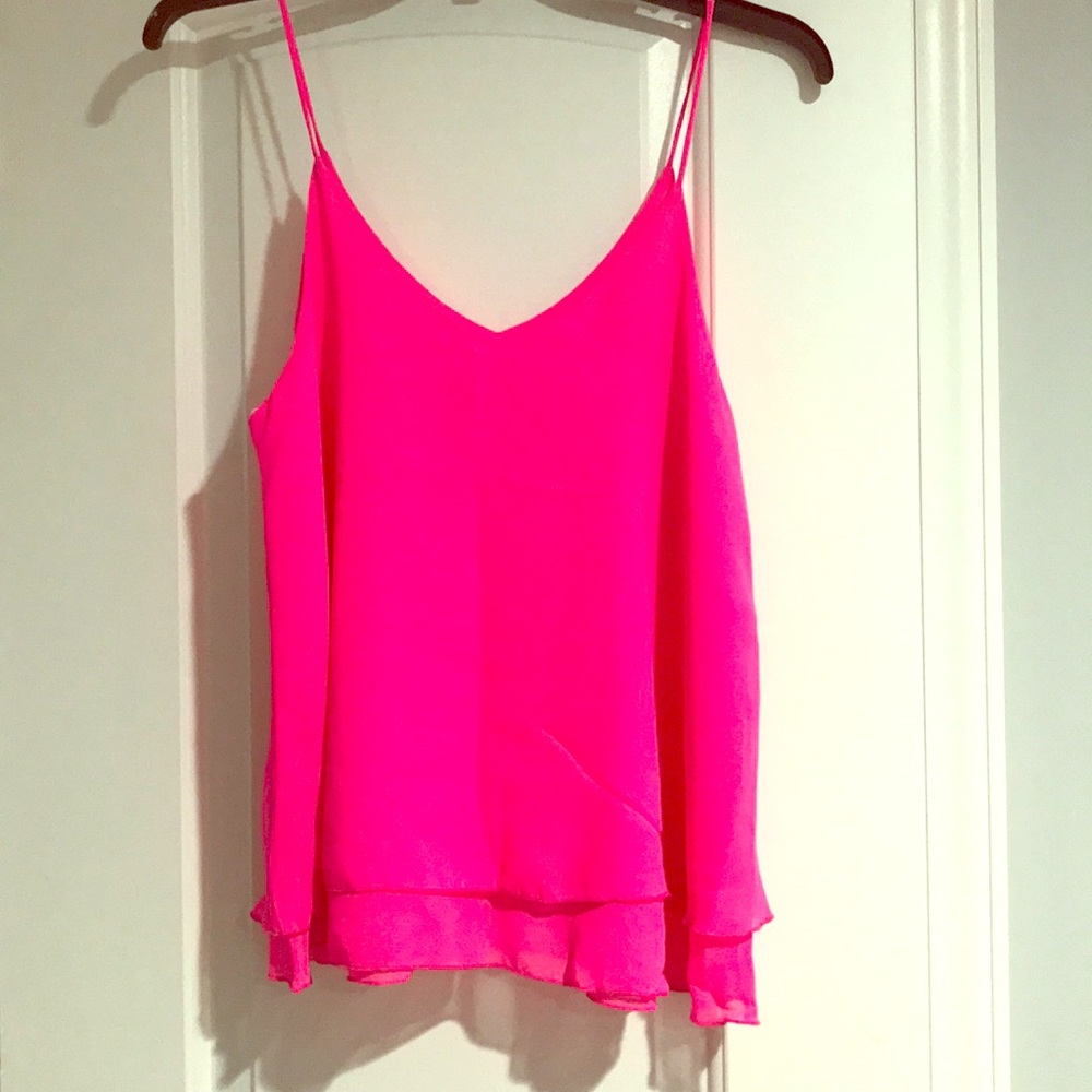 🔴 3/$30 item HOT PINK tiered tank